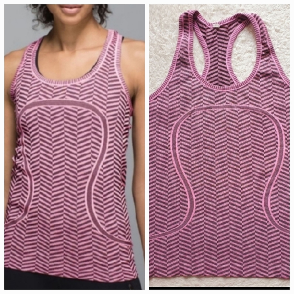 Lululemon Run Swiftly Tech Chevron  Racerback Size 12
